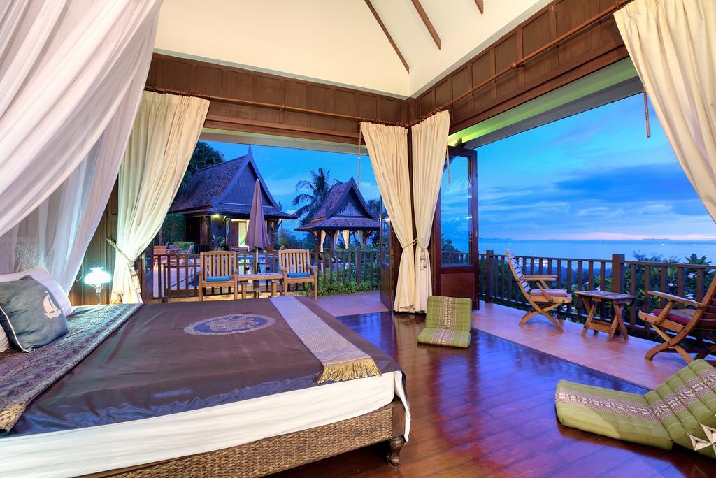 Villa Thai Teak - Panoramic Sea & Sunset Views Ko Samui Pokoj fotografie