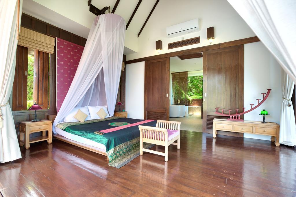 Villa Thai Teak - Panoramic Sea & Sunset Views Ko Samui Pokoj fotografie