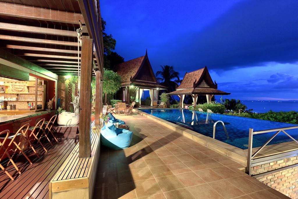 Villa Thai Teak - Panoramic Sea & Sunset Views Ko Samui Pokoj fotografie