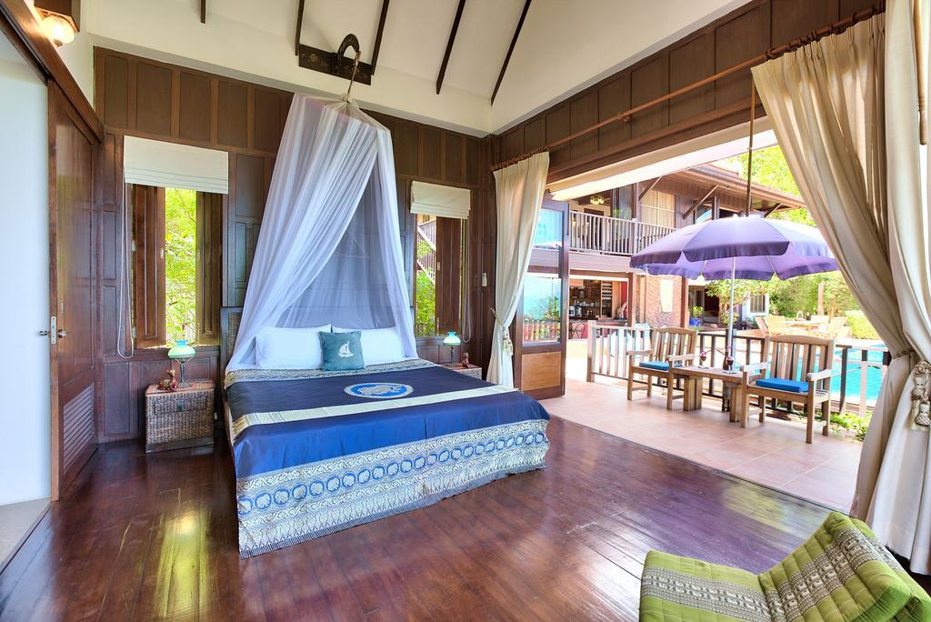 Villa Thai Teak - Panoramic Sea & Sunset Views Ko Samui Pokoj fotografie