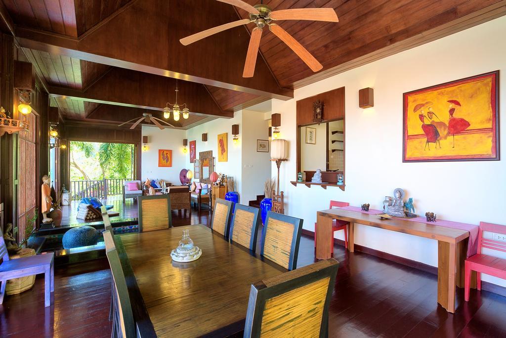 Villa Thai Teak - Panoramic Sea & Sunset Views Ko Samui Pokoj fotografie