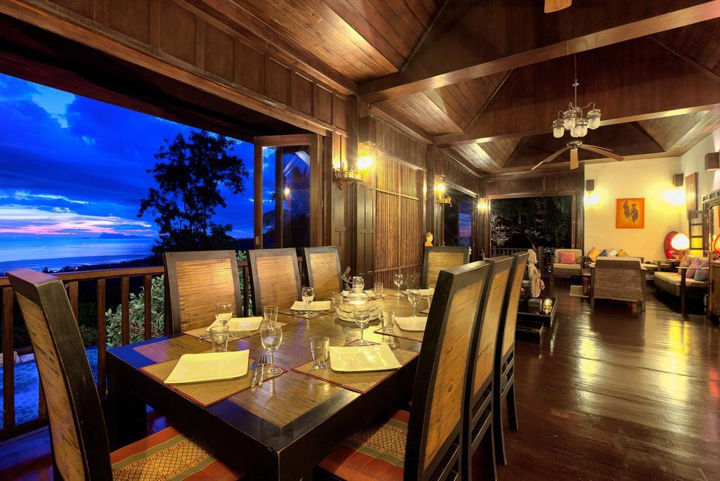 Villa Thai Teak - Panoramic Sea & Sunset Views Ko Samui Pokoj fotografie