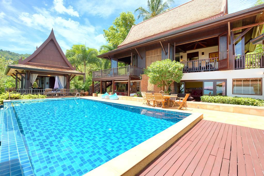 Villa Thai Teak - Panoramic Sea & Sunset Views Ko Samui Pokoj fotografie