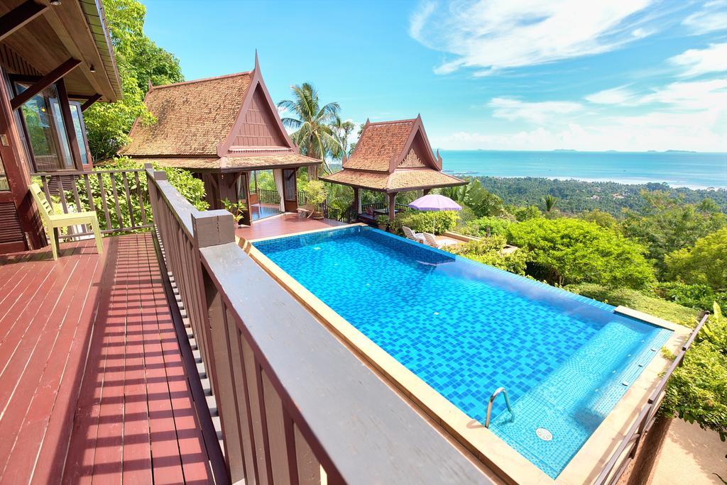 Villa Thai Teak - Panoramic Sea & Sunset Views Ko Samui Pokoj fotografie
