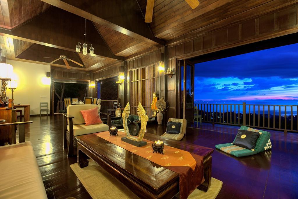 Villa Thai Teak - Panoramic Sea & Sunset Views Ko Samui Pokoj fotografie