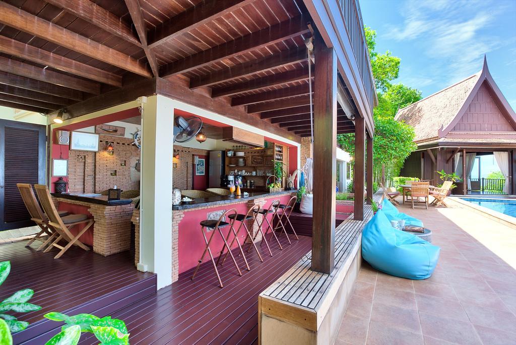 Villa Thai Teak - Panoramic Sea & Sunset Views Ko Samui Pokoj fotografie