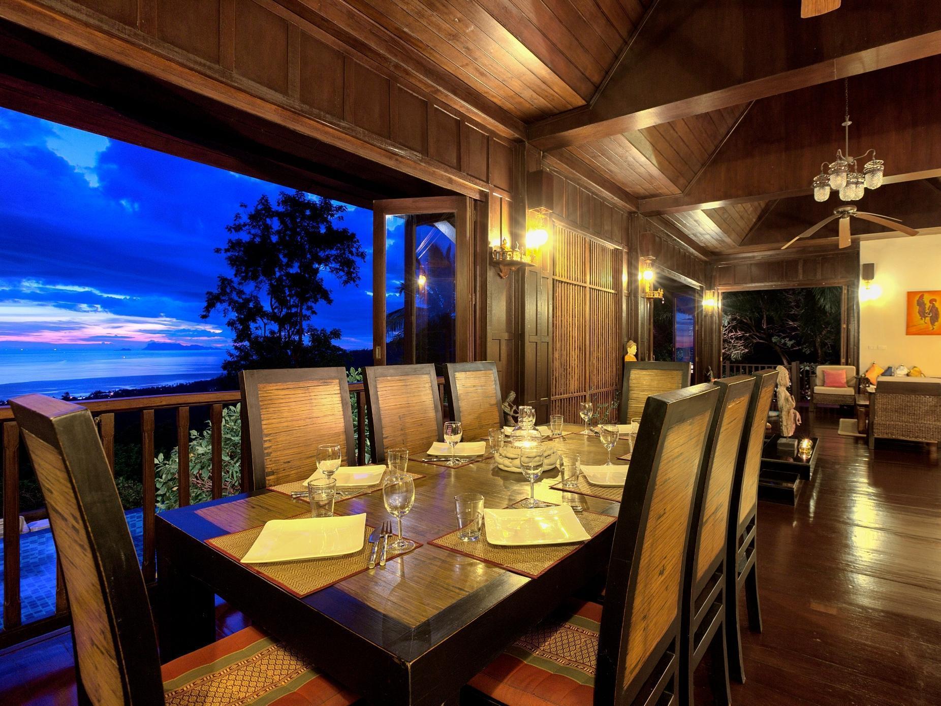 Villa Thai Teak - Panoramic Sea & Sunset Views Ko Samui Exteriér fotografie